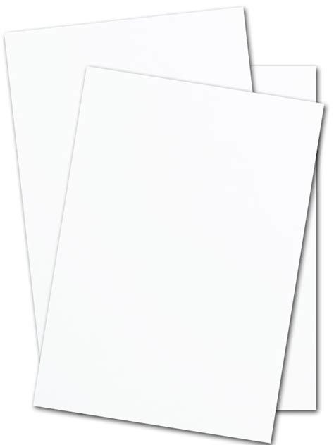 Heavy White 130 lb Card Stock for projects needing a sturdy stock ...