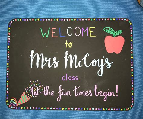 Personalised Teacher Classroom Sign - Etsy