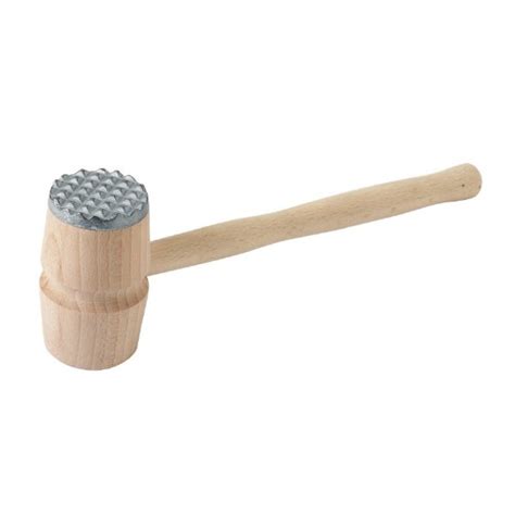 Meat Mallet Wooden Metal Head | Wooden Utensils | Connollys Online | Connollys Online