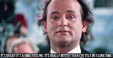 Bill Murray Happy GIF - BillMurray Happy Christmas - Discover & Share GIFs