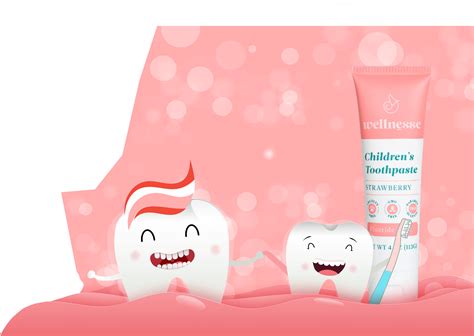 Children's Strawberry Toothpaste | Wellnesse