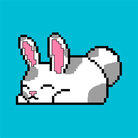 Pixilart - sleeping bunny by moon-k