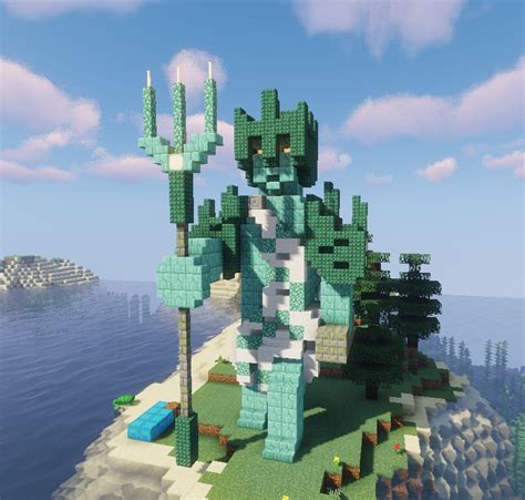 Simple but cool design for a statue I made in survival. Hope you like ...