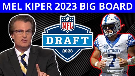 UPDATED Mel Kiper 2023 NFL Draft Big Board: Top 25 Prospect Rankings Ft ...