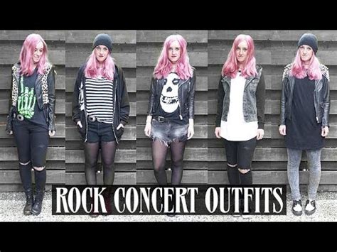 5 ROCK CONCERT OUTFITS | Rocknroller - YouTube