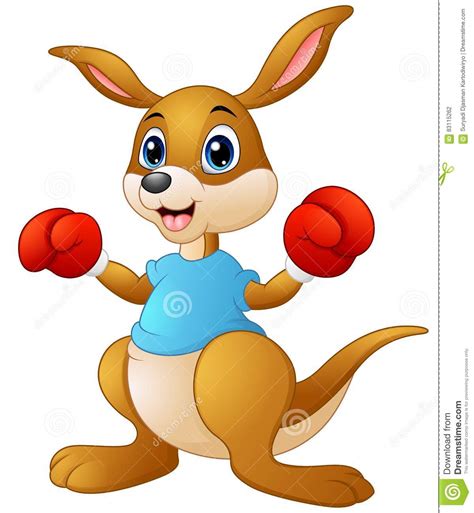 Kangaroo Boxing Cartoon | CartoonDealer.com #27650563