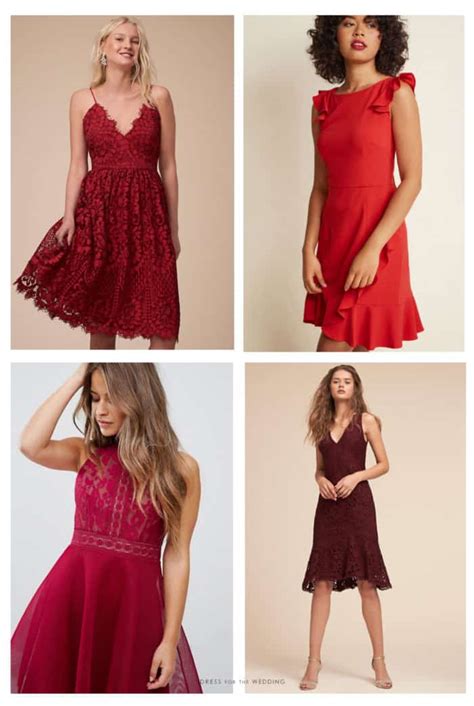 Red Dresses for Wedding Guests - Dress for the Wedding