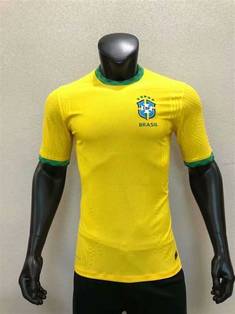 2020-2021 Adult Top players Shirt Brazil's home Soccer jersey