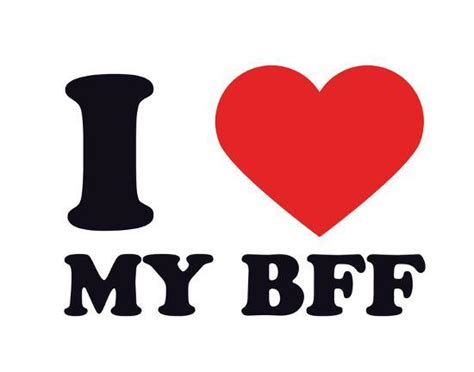 'I Heart My BFF' Giclee Print | AllPosters.com