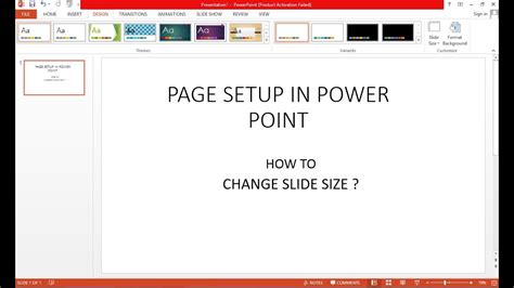 Page setup powerpoint microsoft 365 - amelari