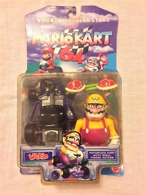 Mario Kart 64 - Wario - Toybiz - Video Game Superstars Presents 1999 ...