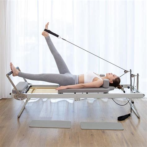 Amazon.com: Máquina reformadora de pilates para el hogar, Pilato plegable para entrenamiento de ...