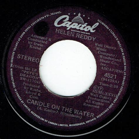 Helen Reddy – Candle On The Water / Brazzle Dazzle Day (1977, Vinyl) - Discogs