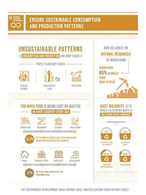 SDG Report 2022_Goal 12 infographic - Design And Technology Teacher ...