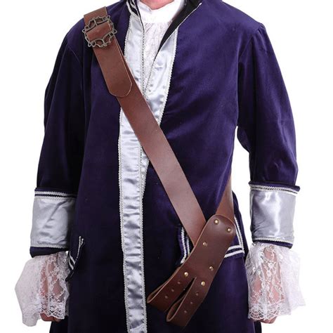 Captain Jack Piraten-Bandelier: Authentisches Leder-Accessoire für LARP und Cosplay. Günstig kaufen