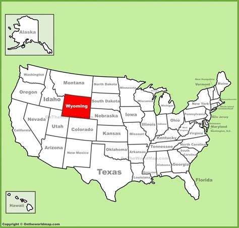 Wyoming State Map Printable | Printable Maps