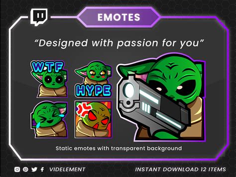 Goblin Emotes Twitch Emotes Twitch Sub Emotes Text Emotes - Etsy