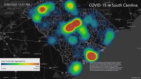 Take a look at this: SC DHEC has launched a new heat map to visually represent the spread of the ...