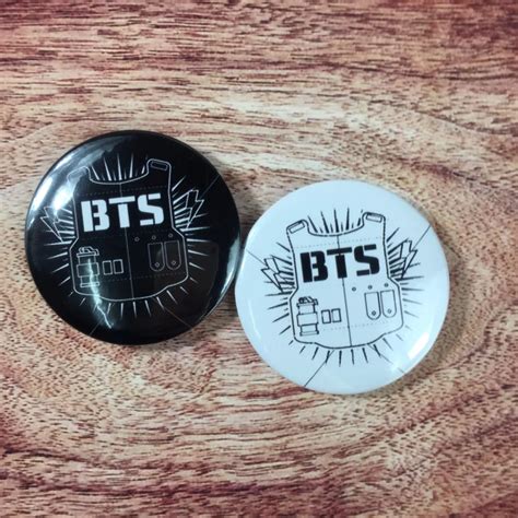 KPOP Fan Brooch For Star BTS Album Bulletproof Boy Scouts Logo Pins K POP Badge pin Buttons ...