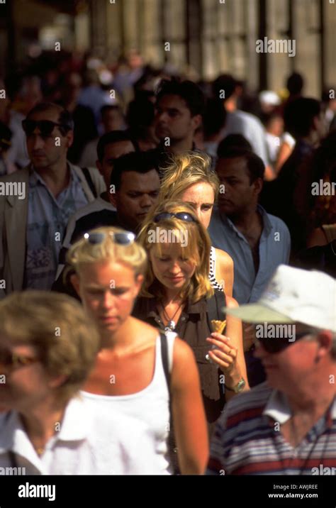 Crowd of people walking Stock Photo - Alamy