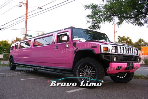 Rent Pink Hummer H2 Limo - Bravo Limo Services