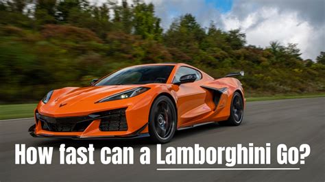 How Fast Can a Lamborghini Go? | Vehicle Answers