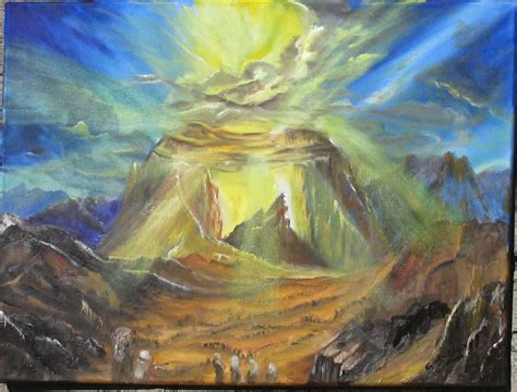 THE ART ON CANVAS: MOUNT SINAI (Monte Sinai)