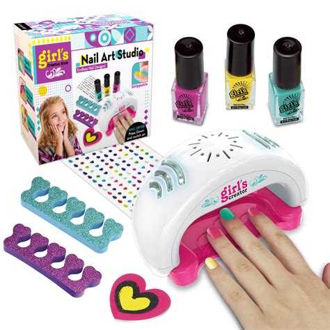 Nail Gifts for Girls Age 8 9 10, Kids Nail Polish Toys for 6 7 8 9 10 ...