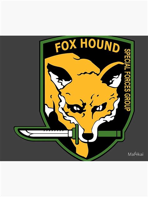 "MGS - Foxhound SFG Logo" Tapestry by Mal4kai | Redbubble