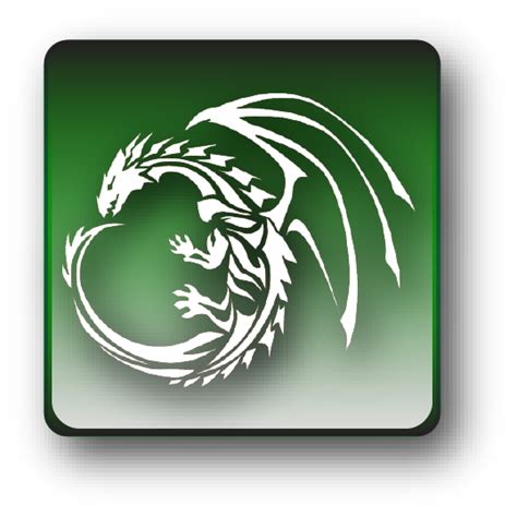 Dragon logo green by PixxiePaynee on DeviantArt