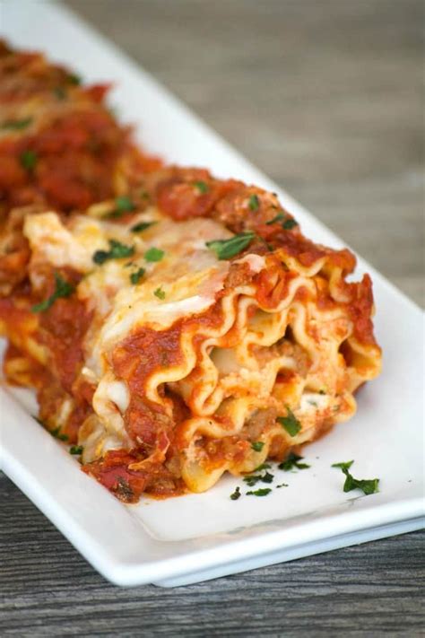 Lasagna Rolls with Meat Sauce – Easy Meal Plan Sunday {Week 7}