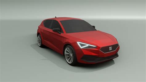 3D model Seat Leon low poly 3D model VR / AR / low-poly | CGTrader