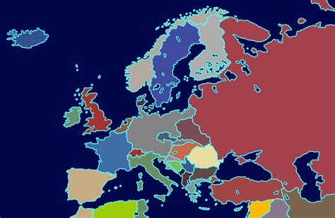 TNO Mapping Europe Map after Second West Russian War in 2000 : r/TNOmod