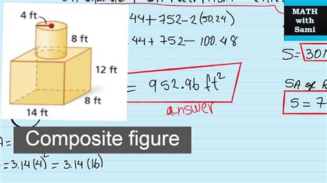 Surface Area Of A Composite Figure Formula