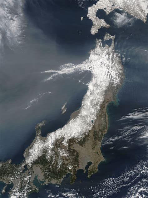 NASA Satellite View of Northeastern Japan on March 13, 201… | Flickr
