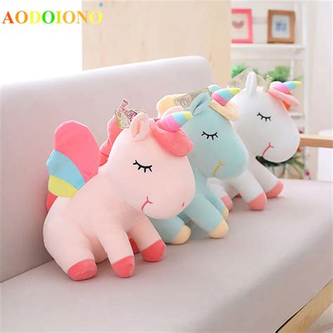 Unicorn Plush Toy Cute Unicorn Doll Cute Animal Stuffed Unicornio Soft ...