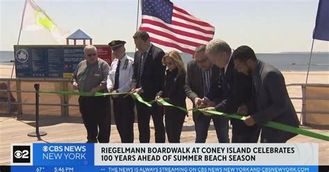 Coney Island boardwalk celebrates 100 years - CBS New York