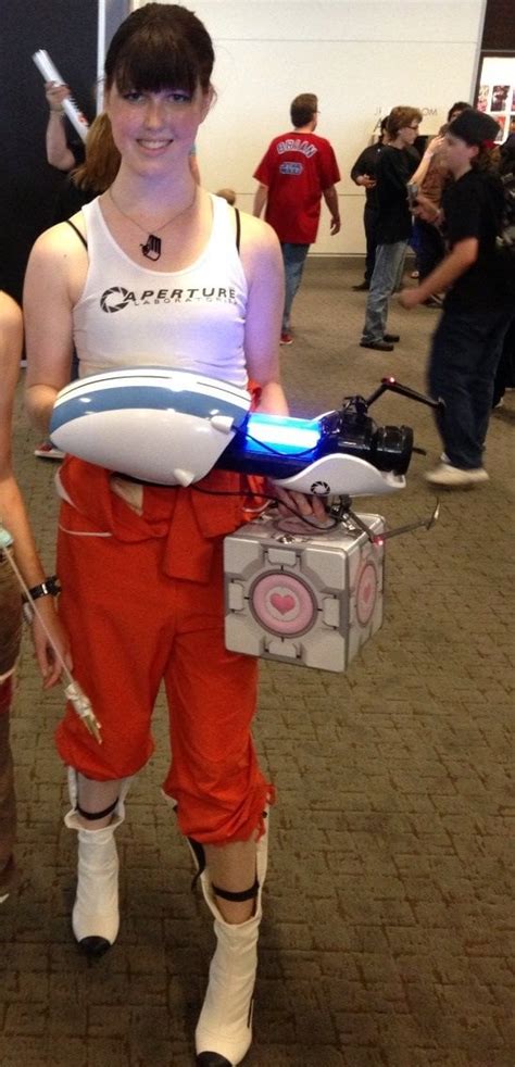 Speaking of Dallas Comic Con, here's the Chell cosplay I wore there : r ...