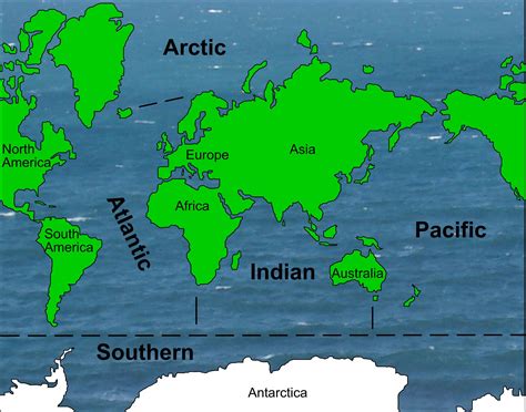 How Many Oceans in the World - RebeccasrReynolds