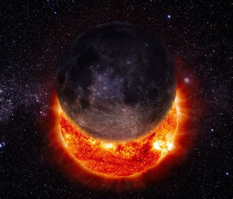 Download Beautiful Space Solar Eclipse Wallpaper | Wallpapers.com