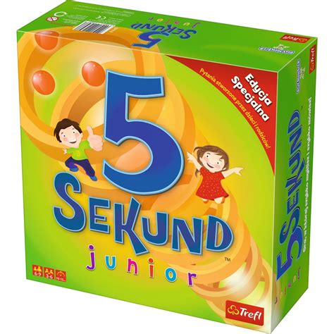 Trefl Gra Planszowa 5 Sekund Junior Edycja Specjalna 6-9 lat : Humbi.pl