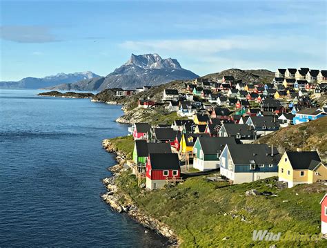 Cool!--or cold--depending on how you look at it. Here's Nuuk, Greenland ...