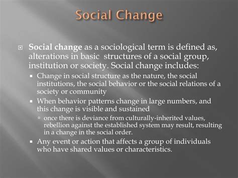 PPT - Social Change PowerPoint Presentation, free download - ID:2927134