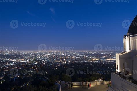 los angeles night view from observatory 20162913 Stock Photo at Vecteezy