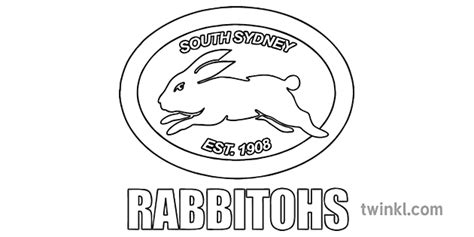 zuid sydney rabbitohs logo national rugby league team logo sports australia