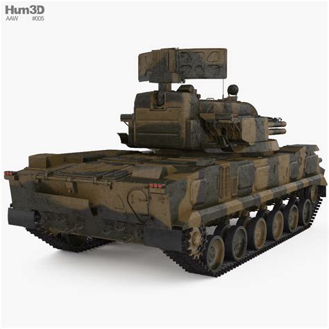 2K22 Tunguska 3D model - Military on Hum3D