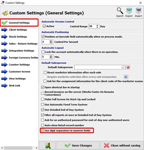 Removing the Decimal Digit Separator in Barcode Sales - AKINSOFT Bilgi Bankası