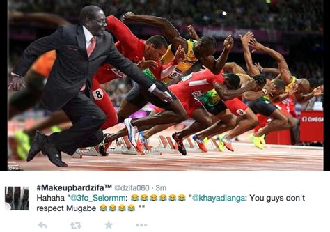 Robert Mugabe falls down... the stairs and becomes the butt of countless memes