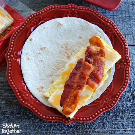 Add crispy bacon (or your favorite breakfast meat) as the final layer for our Breakfast Soft ...