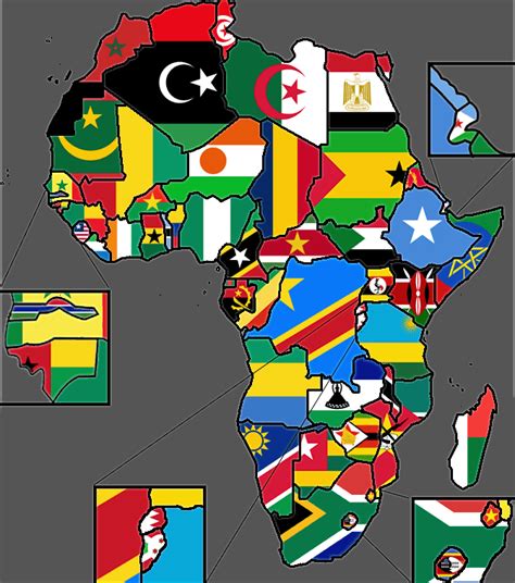 Flag Map Minefield: Africa Quiz